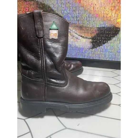Red Wing Pecos 701 Steel Toe Boots Sz 10.5 B